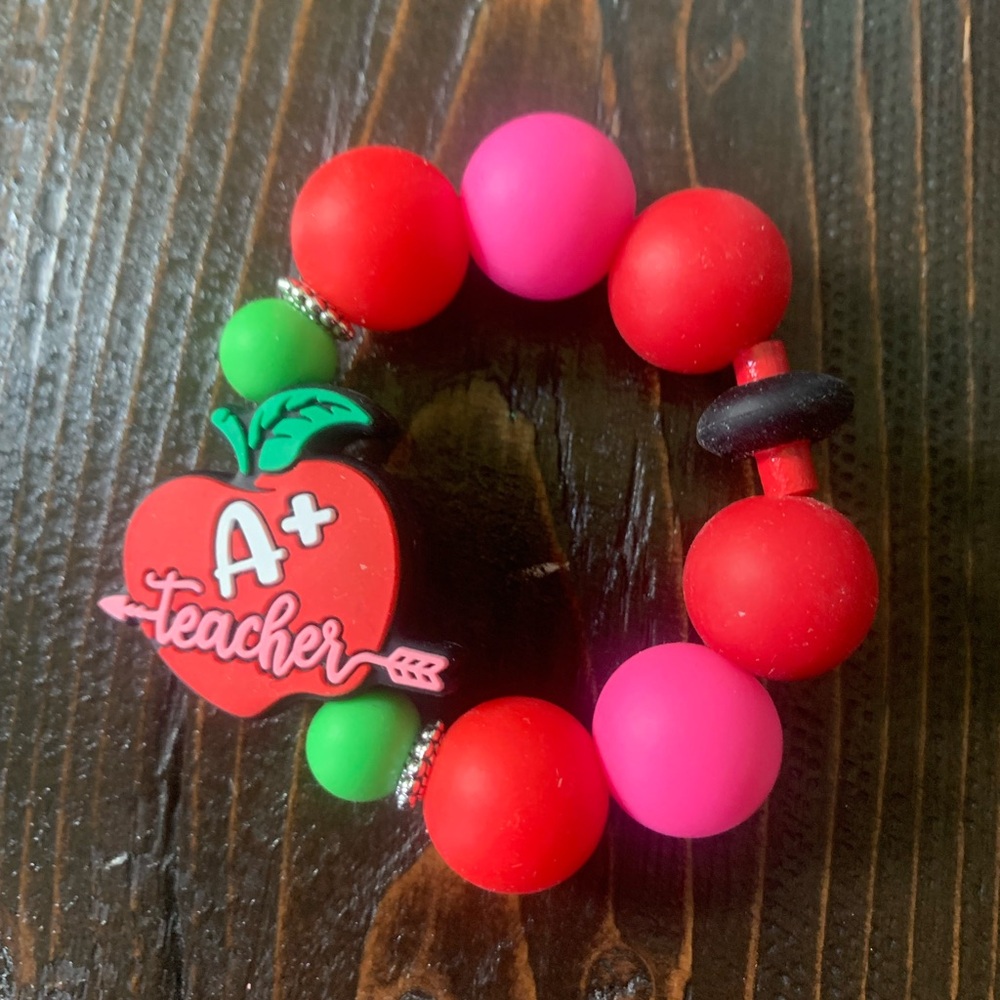 A+Teacher bracelet for your Stanley